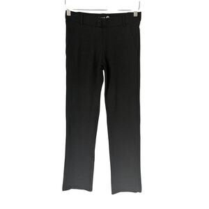 Betabrand Dark Charcoal Gray Wide Leg Bootcut Pants w/Button Accents Size XSP